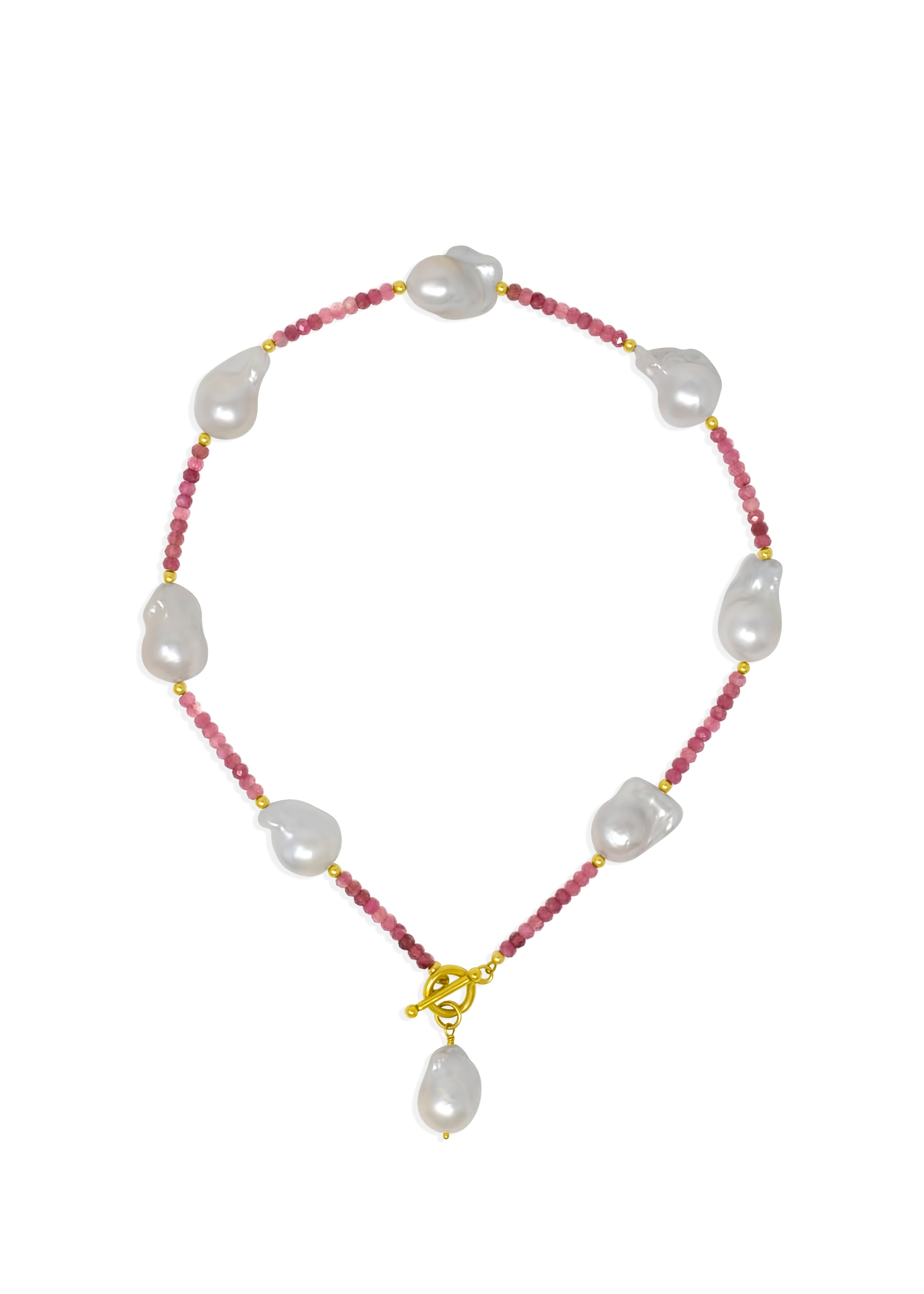 Elizabette 8-Pearl Segmenti Necklace