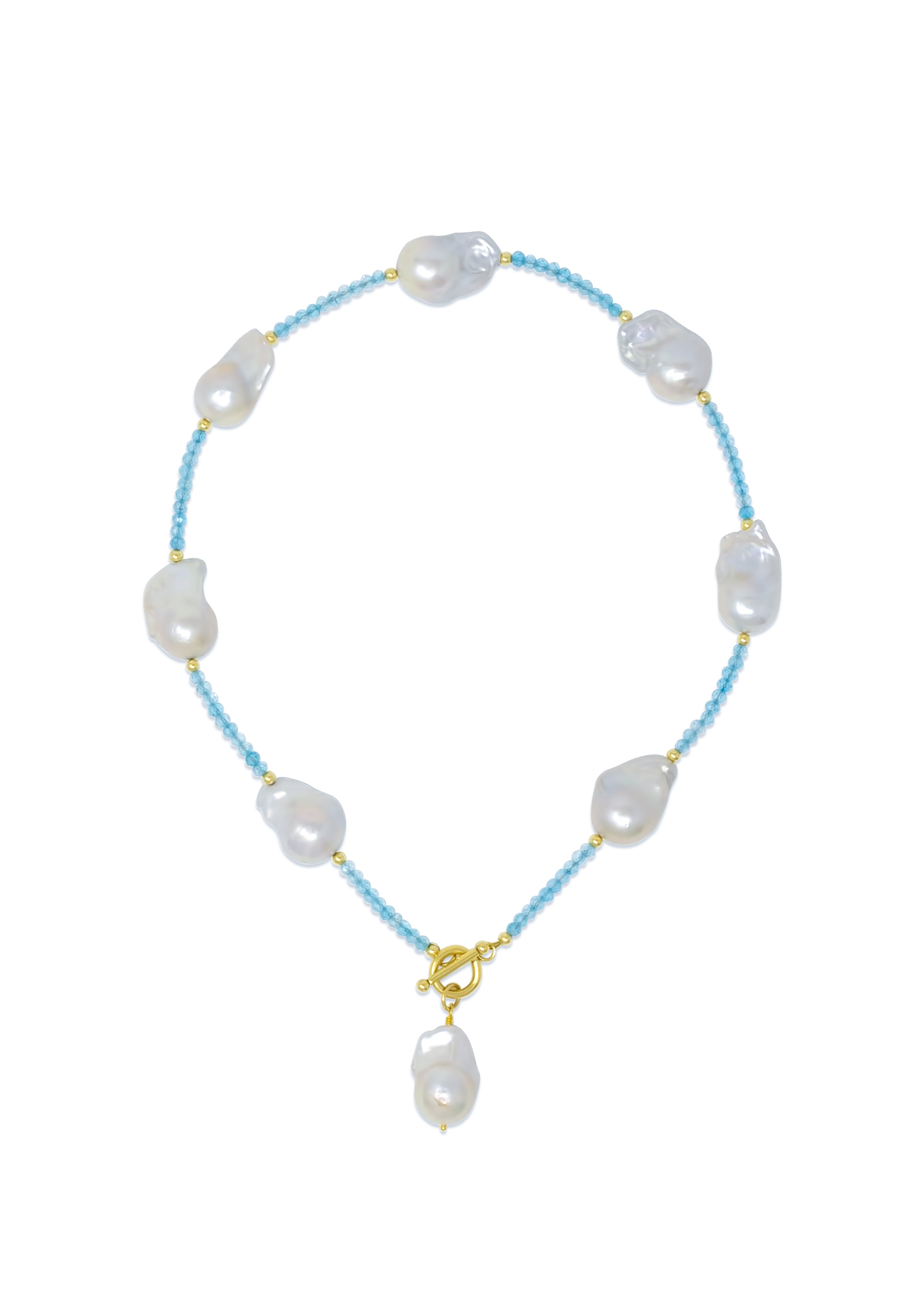 Calypso 8-Pearl Segmenti Necklace