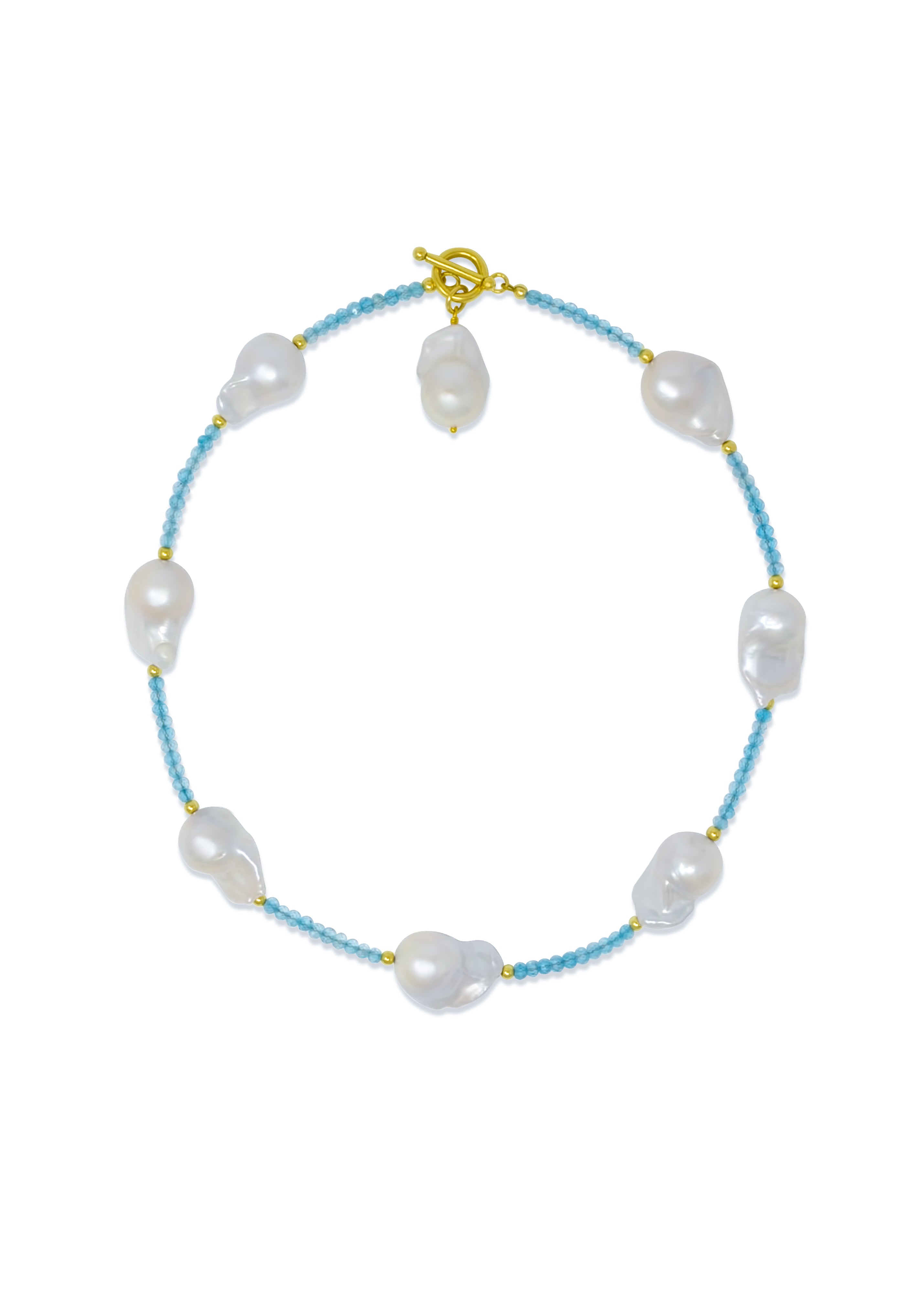 Calypso 8-Pearl Segmenti Necklace