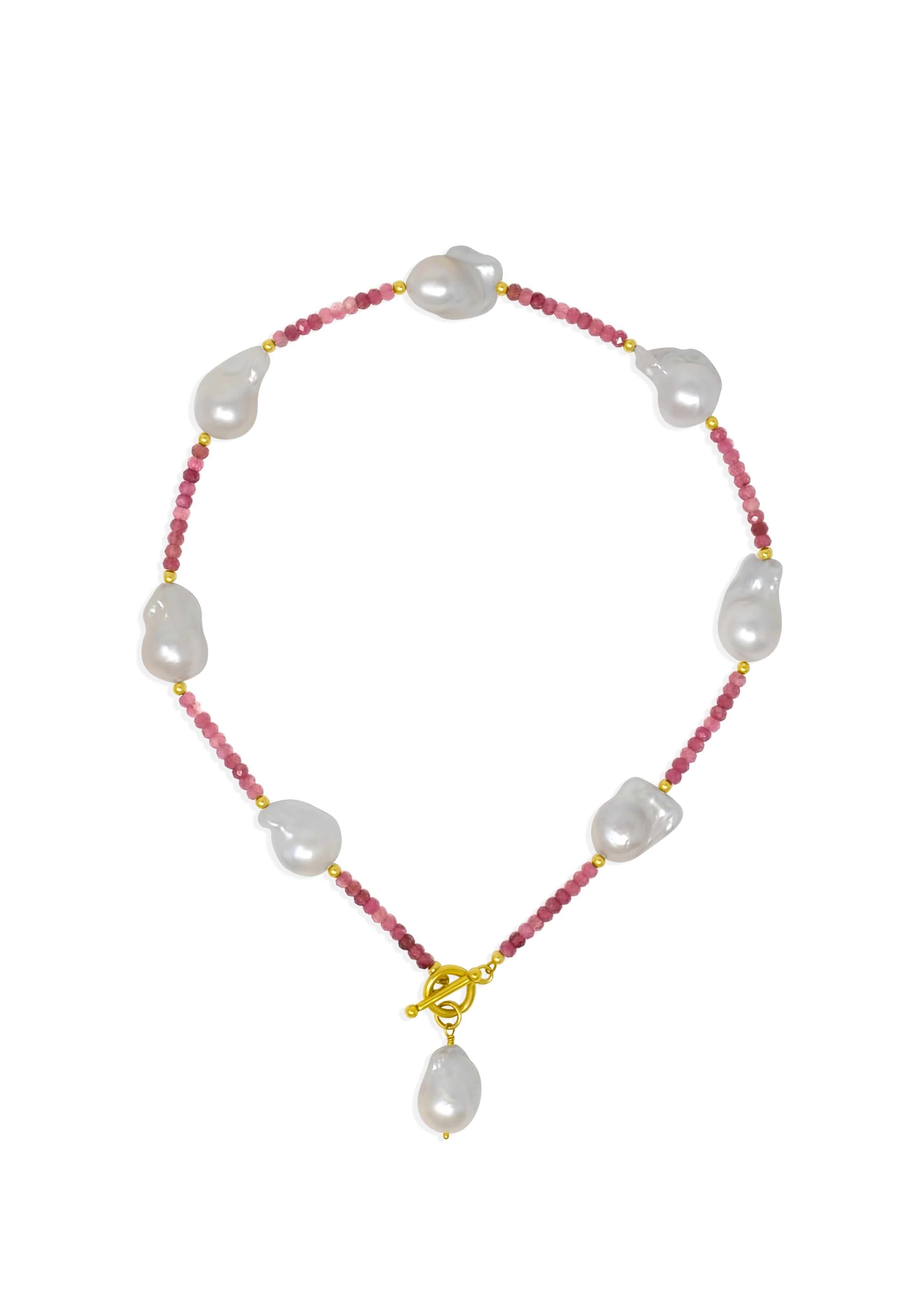 Elizabette 8-Pearl Segmenti Necklace