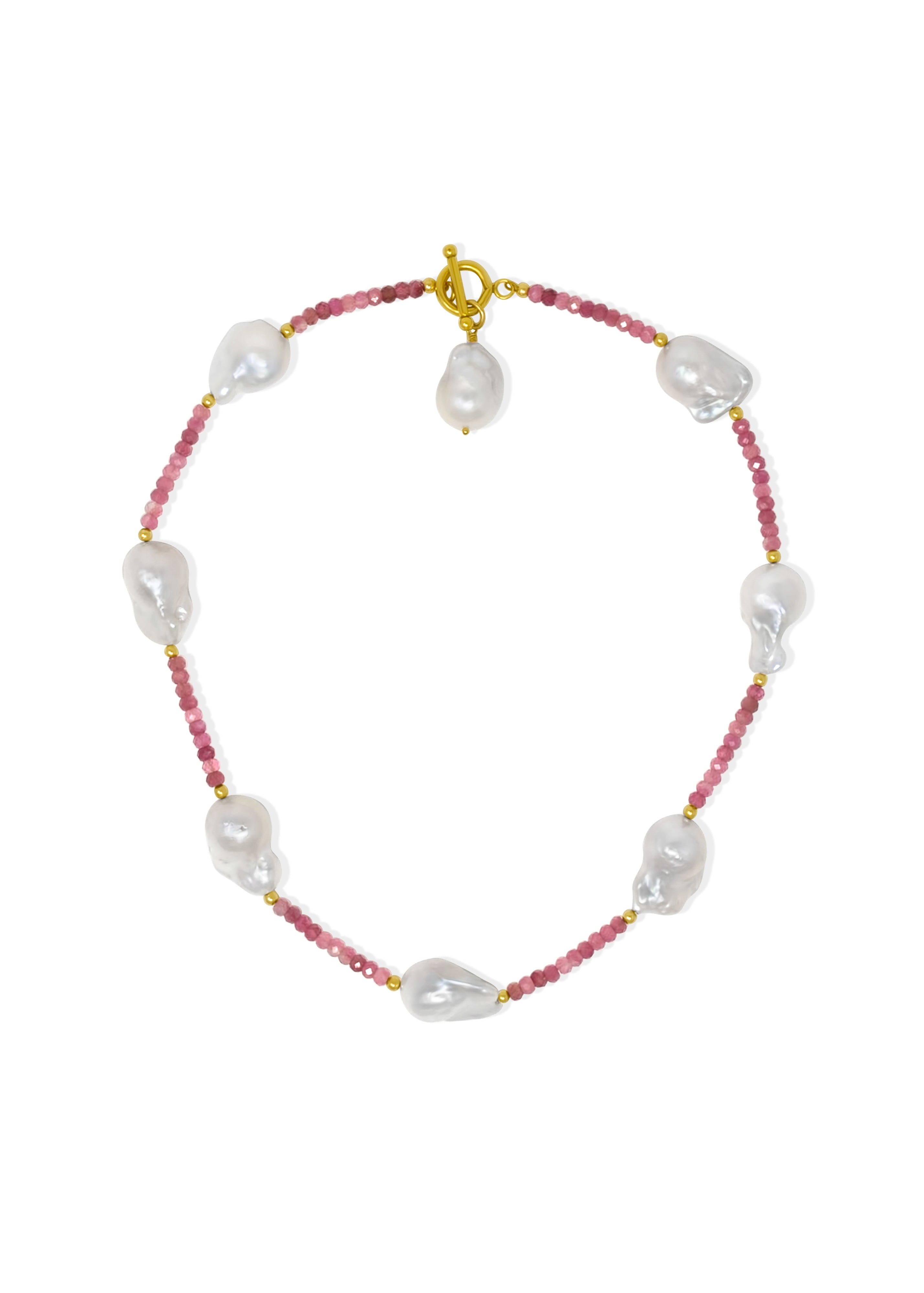 Elizabette 8-Pearl Segmenti Necklace