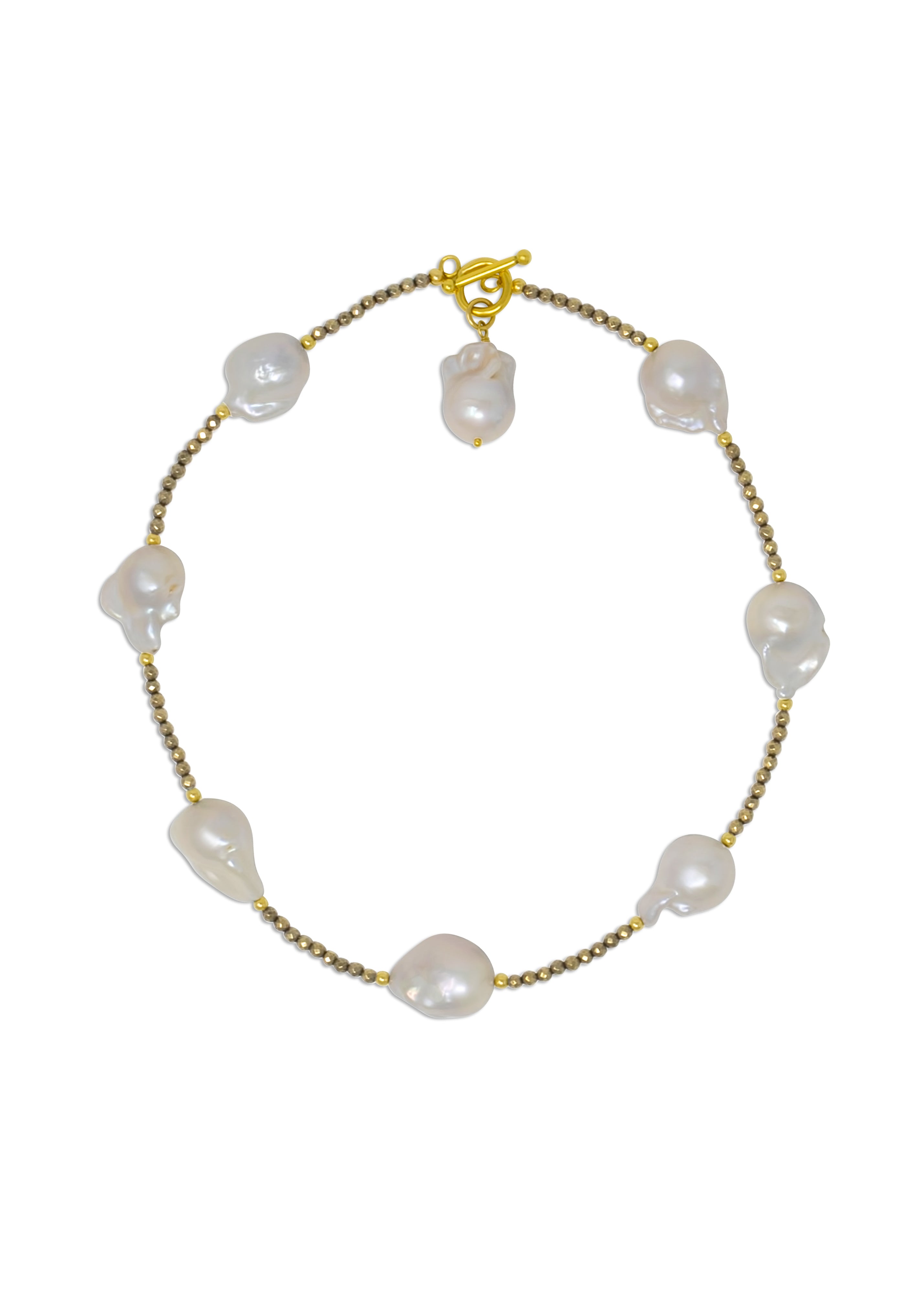 Saoirse 8-Pearl Segmenti Necklace